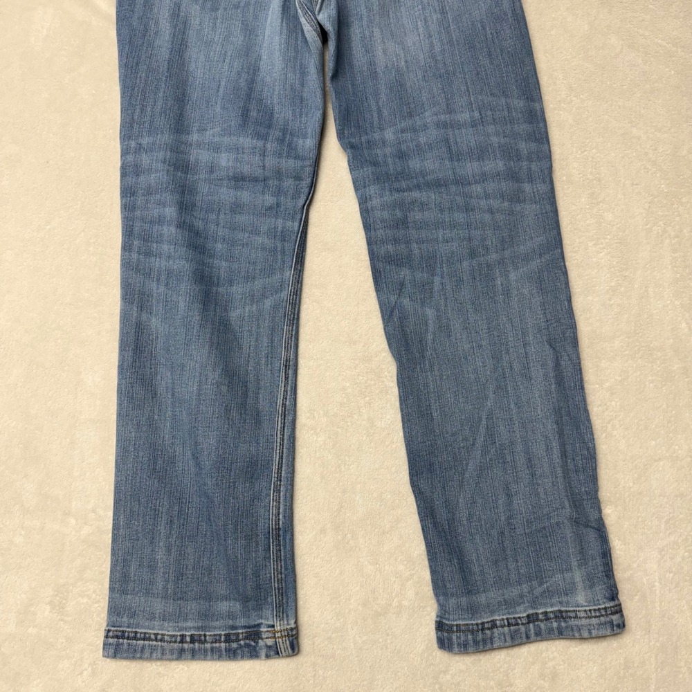 Duluth Trading Co Ballroom Double Flex Slim Fit Jeans Blue 38x32 Light Wash Mens - Picture 13 of 14